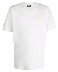 Мужская белая футболка с круглым вырезом от Diesel