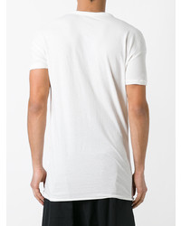 Мужская белая футболка с круглым вырезом от Isabel Benenato