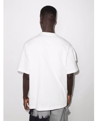 Мужская белая футболка с круглым вырезом от Feng Chen Wang