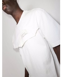 Мужская белая футболка с круглым вырезом от Feng Chen Wang