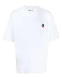 Мужская белая футболка с круглым вырезом от Drôle De Monsieur