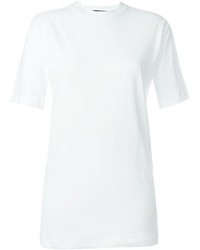 Женская белая футболка с круглым вырезом от Dsquared2