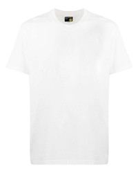 Мужская белая футболка с круглым вырезом от DUOltd