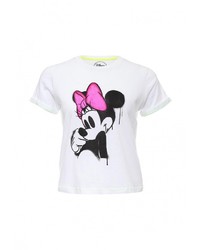 Женская белая футболка с круглым вырезом от Eleven Paris