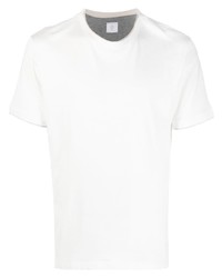 Мужская белая футболка с круглым вырезом от Eleventy