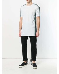 Мужская белая футболка с круглым вырезом от 11 By Boris Bidjan Saberi