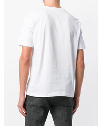 Мужская белая футболка с круглым вырезом от Love Moschino