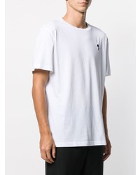 Мужская белая футболка с круглым вырезом от Hydrogen