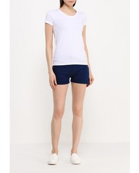 Женская белая футболка с круглым вырезом от Emoi