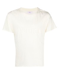 Мужская белая футболка с круглым вырезом от ERL