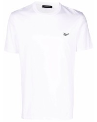 Мужская белая футболка с круглым вырезом от Ermenegildo Zegna