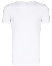 Мужская белая футболка с круглым вырезом от Ermenegildo Zegna