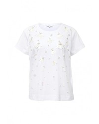 Женская белая футболка с круглым вырезом от Escada Sport