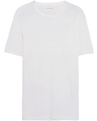 Женская белая футболка с круглым вырезом от Etoile Isabel Marant