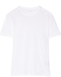 Женская белая футболка с круглым вырезом от Etoile Isabel Marant