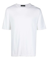 Мужская белая футболка с круглым вырезом от Falke