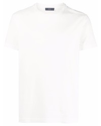 Мужская белая футболка с круглым вырезом от Fay