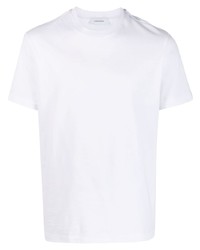 Мужская белая футболка с круглым вырезом от Ferragamo
