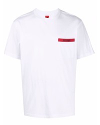 Мужская белая футболка с круглым вырезом от Ferrari