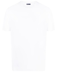 Мужская белая футболка с круглым вырезом от Finamore 1925 Napoli