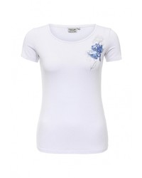 Женская белая футболка с круглым вырезом от FiNN FLARE
