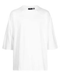 Мужская белая футболка с круглым вырезом от FIVE CM