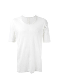Мужская белая футболка с круглым вырезом от Forme D'expression