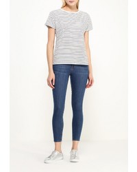 Женская белая футболка с круглым вырезом от Fred Perry