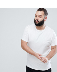 Мужская белая футболка с круглым вырезом от French Connection