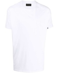 Мужская белая футболка с круглым вырезом от Gabriele Pasini