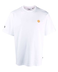 Мужская белая футболка с круглым вырезом от Gcds