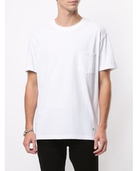 Мужская белая футболка с круглым вырезом от RtA