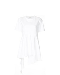 Женская белая футболка с круглым вырезом от Goen.J