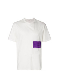 Мужская белая футболка с круглым вырезом от Golden Goose Deluxe Brand