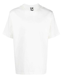 Мужская белая футболка с круглым вырезом от GR10K