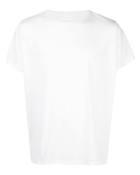 Мужская белая футболка с круглым вырезом от Greg Lauren