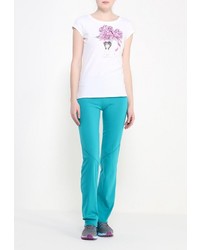 Женская белая футболка с круглым вырезом от Grishko