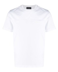 Мужская белая футболка с круглым вырезом от Herno