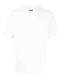 Мужская белая футболка с круглым вырезом от Heron Preston