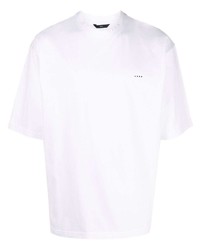 Мужская белая футболка с круглым вырезом от Hevo