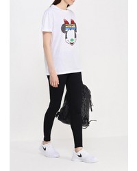 Женская белая футболка с круглым вырезом от Iceberg