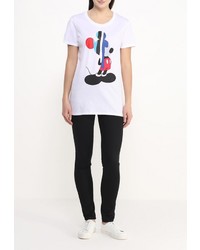 Женская белая футболка с круглым вырезом от Iceberg