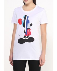 Женская белая футболка с круглым вырезом от Iceberg