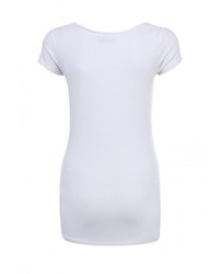 Женская белая футболка с круглым вырезом от Ichi