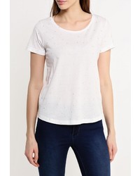 Женская белая футболка с круглым вырезом от Ichi