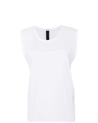 Женская белая футболка с круглым вырезом от Ilaria Nistri