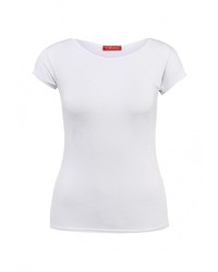 Женская белая футболка с круглым вырезом от Influence