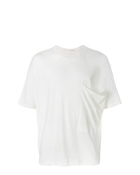 Мужская белая футболка с круглым вырезом от Isabel Benenato