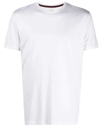 Мужская белая футболка с круглым вырезом от Isaia