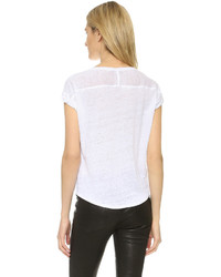 Женская белая футболка с круглым вырезом от Rag & Bone